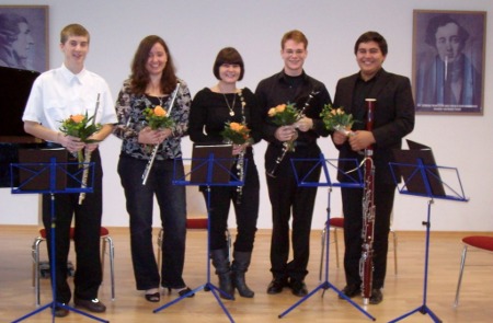 Bläserquintett der Musikschule Bad Nauheim